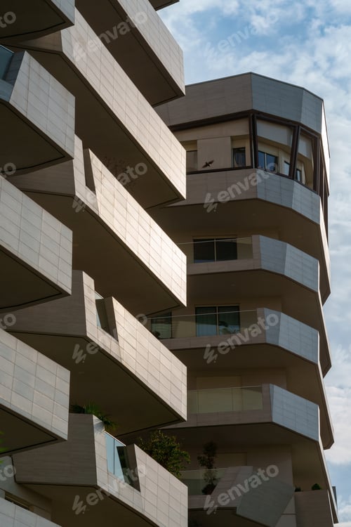 Preview: Citylife, modern park in Milan, Italy