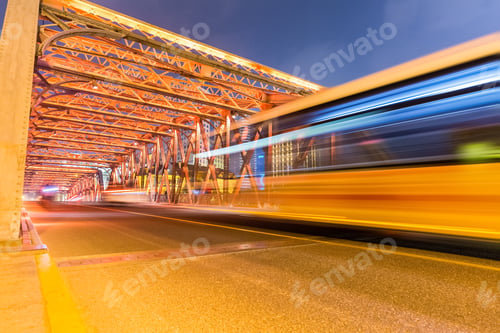 Preview: shanghai garden bridge night view