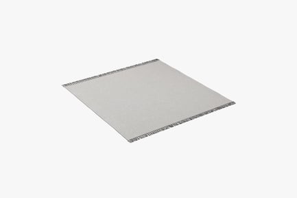 Preview: Maui Rug: Textured Square Woven Carpet with Fringe