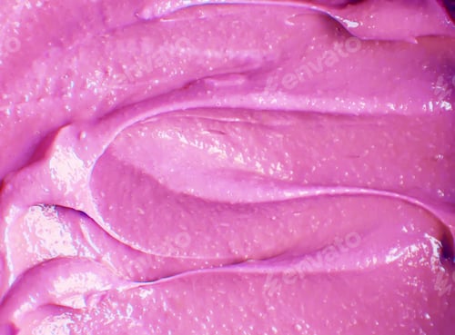 Abstract Pink Swirls of Creamy Texture
