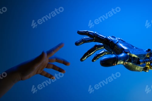 Preview: Child hand meets robotic hand