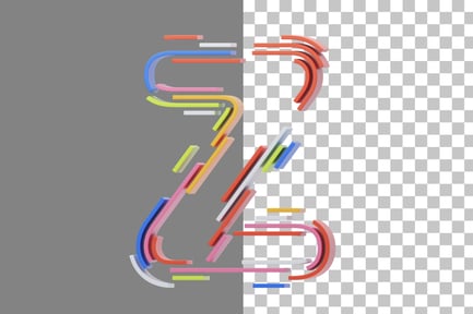Preview: Stripes Z 3D Icon
