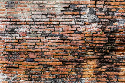 Preview: Ancient red brick wall