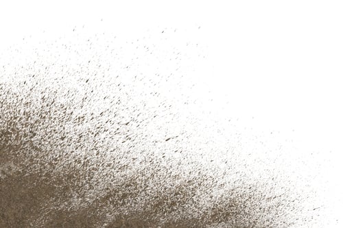 Preview: Mud Splash Isolated on a Clean White Background