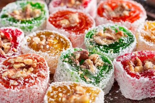 Preview: Turkish delight close up