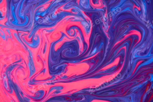 Preview: Abstract Paint Color Background. Exoplanet Cosmic Sea Pattern, Paint Stains. Marbleized Effect