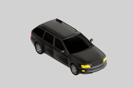 Preview: Black Sedan Car
