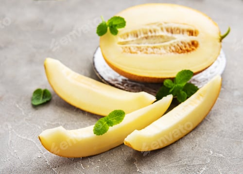 Preview: Plate with melon