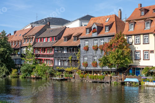 Preview: The lovely old fishermen houses at the river Regnitz