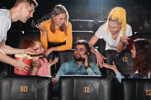 Preview: bearded young man ignoring the people who making a comment