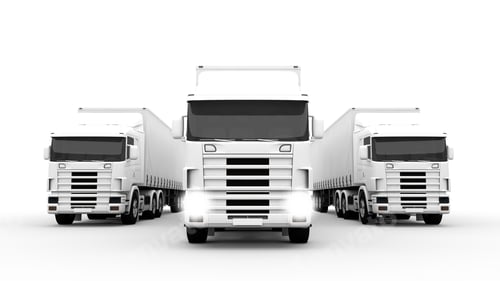 Preview: Van mockup isolated concept, Truck mock up