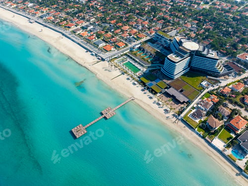 Preview: Izmir Cesme Turkey, February 20, 2024, Ilica is a popular tourism center - Swissotel