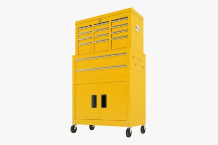 Preview: Rolling Tool Chest with Cabinet Storage