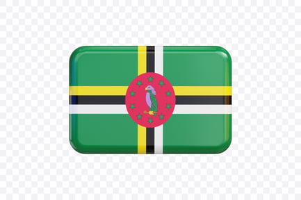 Preview: Dominica Flag Banner
