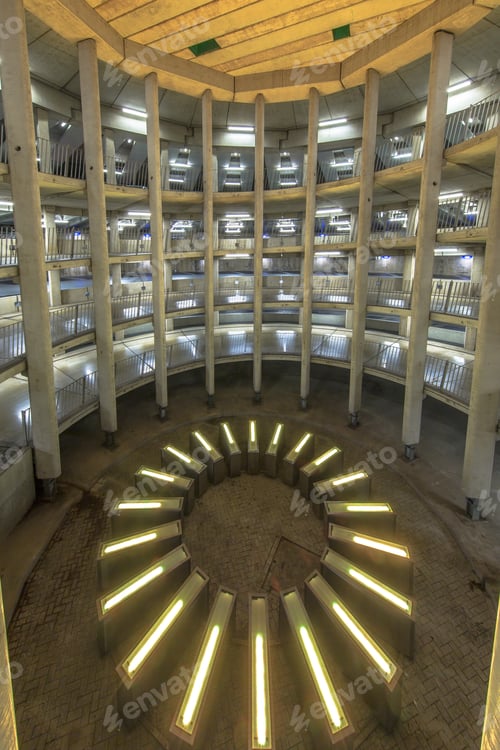 Preview: Lights in underground parking Garage