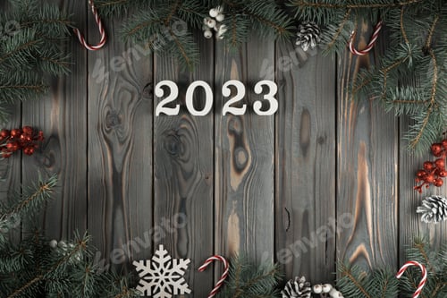 Preview: New Year holiday concept, celebration, 2023 year