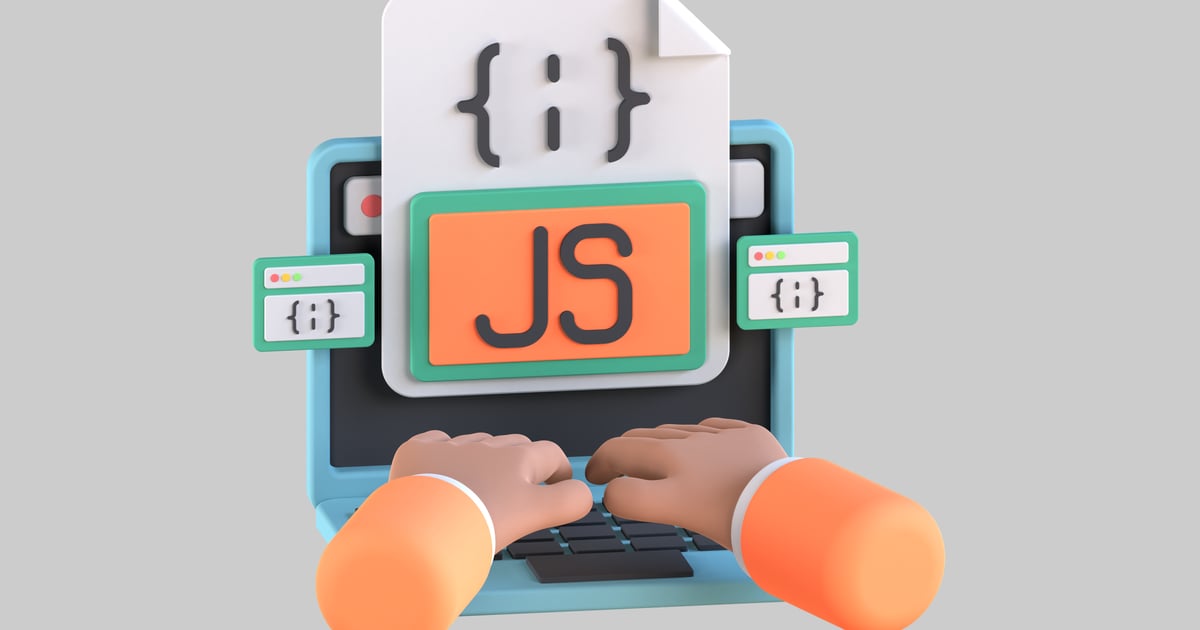 Javascript programming on laptop 3D, Incl. coding & engineer - Envato