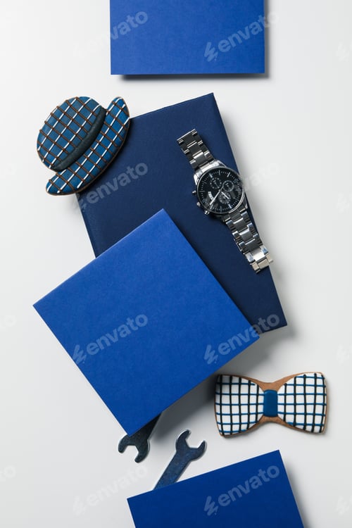 Preview: Happy Father's day, composition for Father's day, top view