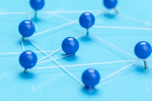 Preview: pins connected creating a network