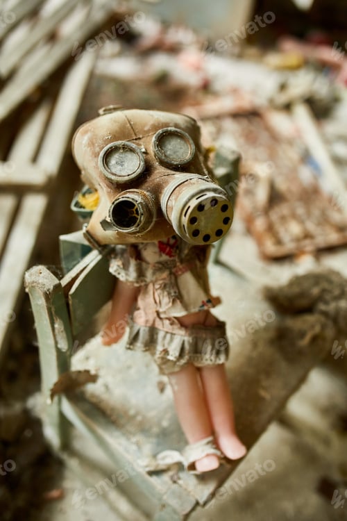 Preview: Broken, destroyd, abandoned kindergarten in Chernobyl Exclusion Zone