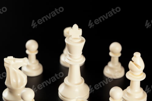 Preview: chess on board business concept