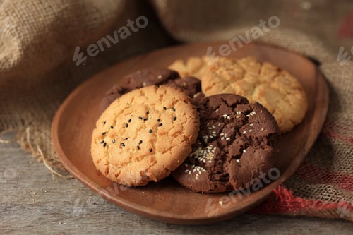 Preview: Sesame Seed Thin Crispy Cookies