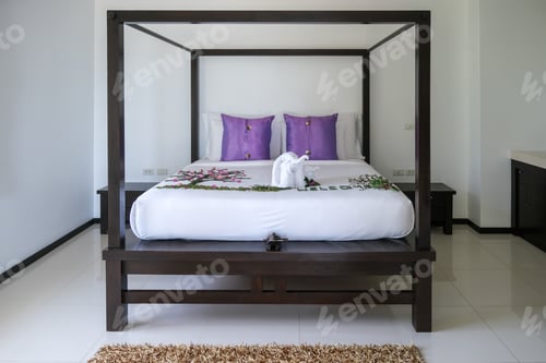 Preview: Asian Bright and cozy modern bedroom