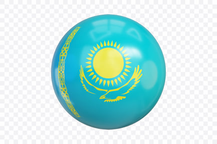 Preview: 3D Kazakhstan Flag