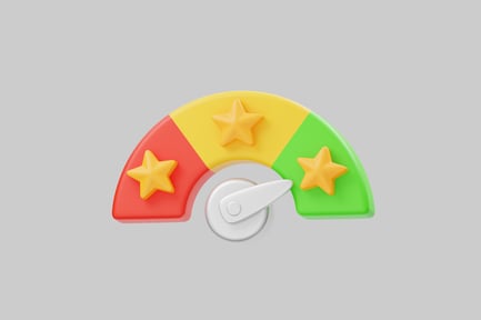 Preview: Performance rating with star indicator