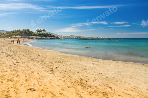 Preview: A picturesque beach scene from Playa Del Duque, Tenerife