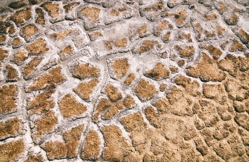 Preview: top view cracked dry ground abstract background