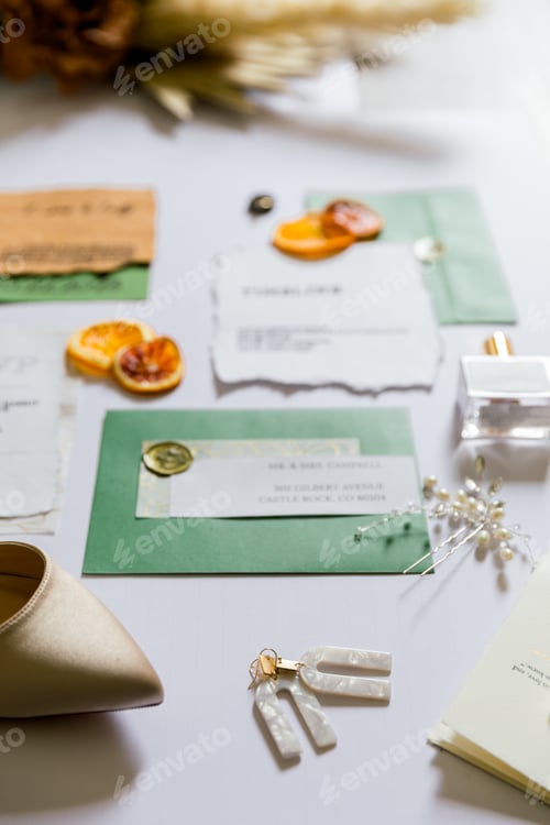 Preview: Wedding flat lay