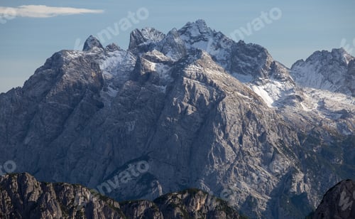 Preview: Breathtaking shot of the early morning in the Italian Alps