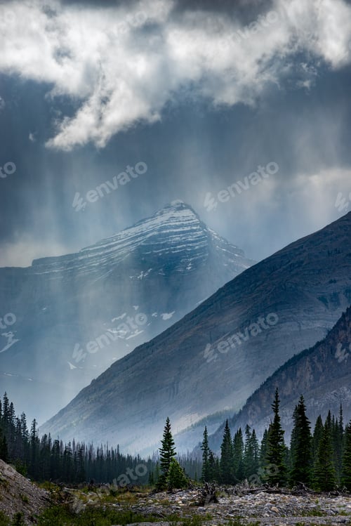 Preview: Mt Aylmer Palliser Range Canadian Rockies as seen from Ghost River Valley