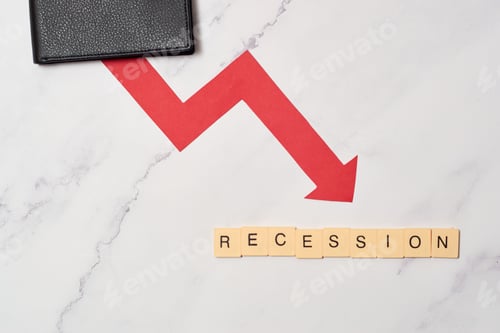 Preview: Symbol of bankruptcy, failure, recession, crisis and financial losses on stock exchange market.