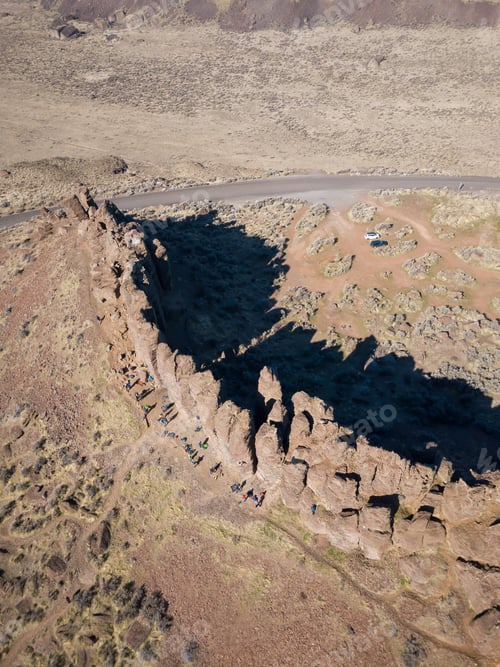 Preview: Aerial view of Frenchman Coulee in Vantage