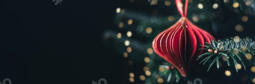 Preview: Trendy paper Christmas tree baubles