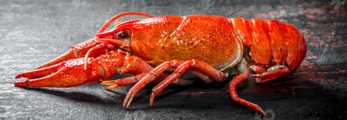 Preview: Red boiled crayfish.