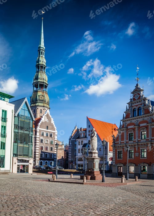 Preview: Riga Town Hall Square and St. Peter's Church