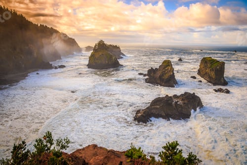 Preview: Arch Rock Viewpoints At Samuel Boardman State Scenic Corridor On The Southern Oregon Coast