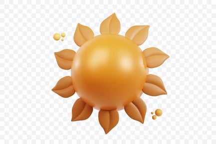 Preview: Radiant Glowing Sun