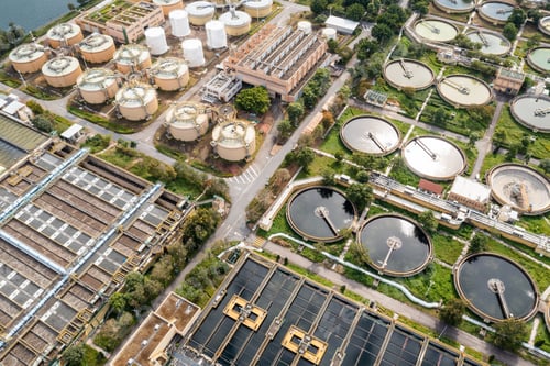 Preview: Sha Tin, Hong Kong 11 November 2021: Sewage treatment plant in Hong Kong