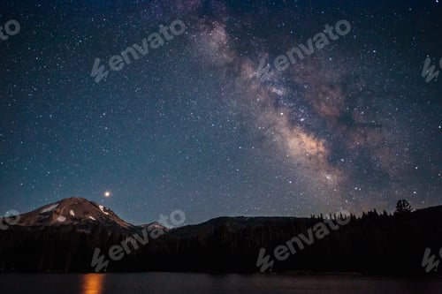 Preview: Milky Way Over Lassen, Lassen Volcanic National Park, California