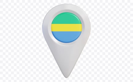 Preview: Gabon Location Pin
