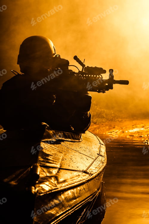 Preview: Militants in army kayak
