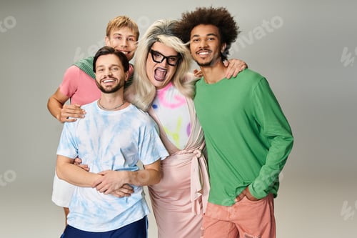 Preview: Celebrating diversity with joy and creativity at a queer event in a vibrant studio setting