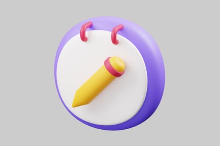 Preview: Calendar with pencil icon