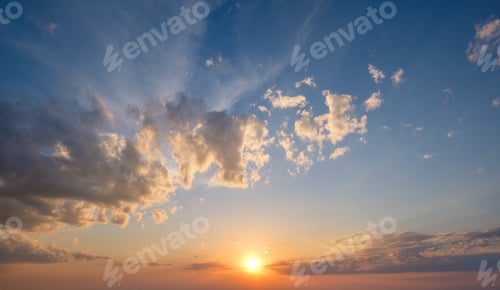 Preview: Sunset sky background