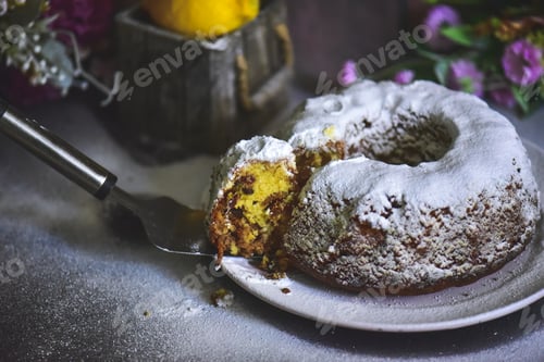Preview: Holiday cake on a plate