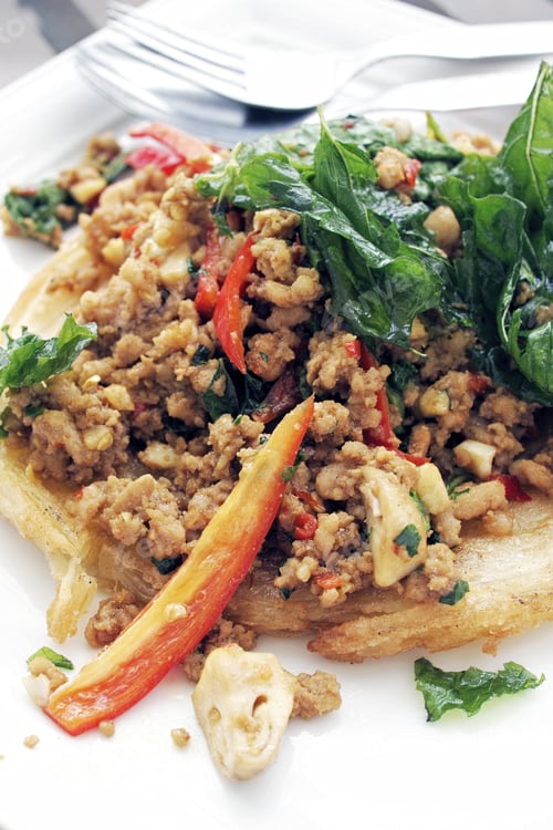 Preview: Fried Pork With Basil